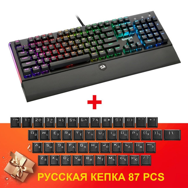 Redragon K569 Aluminum Wired Blue Switch Mechanical Gaming Keyboard