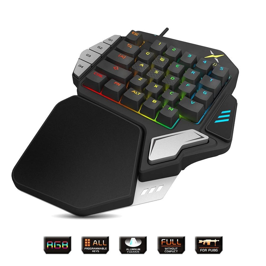 Delux T9X Single-handed Mechanical GamingKeyboard